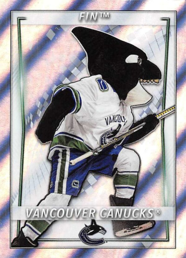 2020-21 TOPPS #462- Fin Canucks Mascot