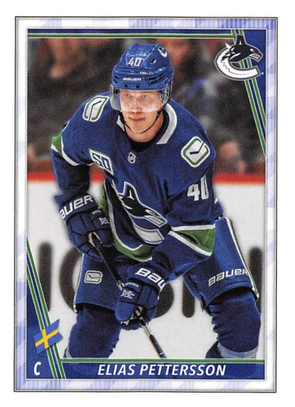 2020-21 TOPPS #465- Elias Pettersson