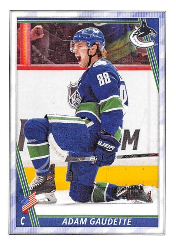 2020-21 TOPPS #473- Adam Gaudette