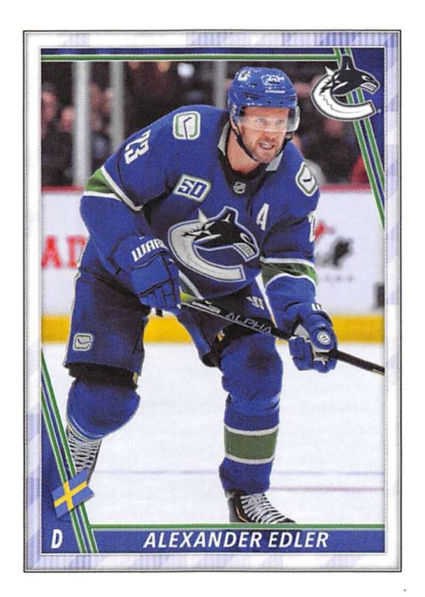 2020-21 TOPPS #474- Alexander Edler