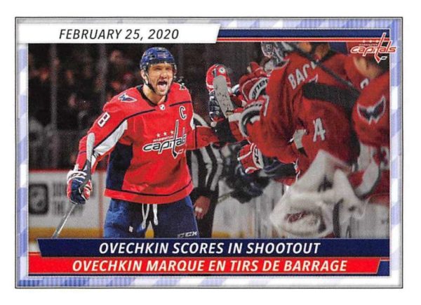 2020-21 TOPPS #495- Alexander Ovechkin