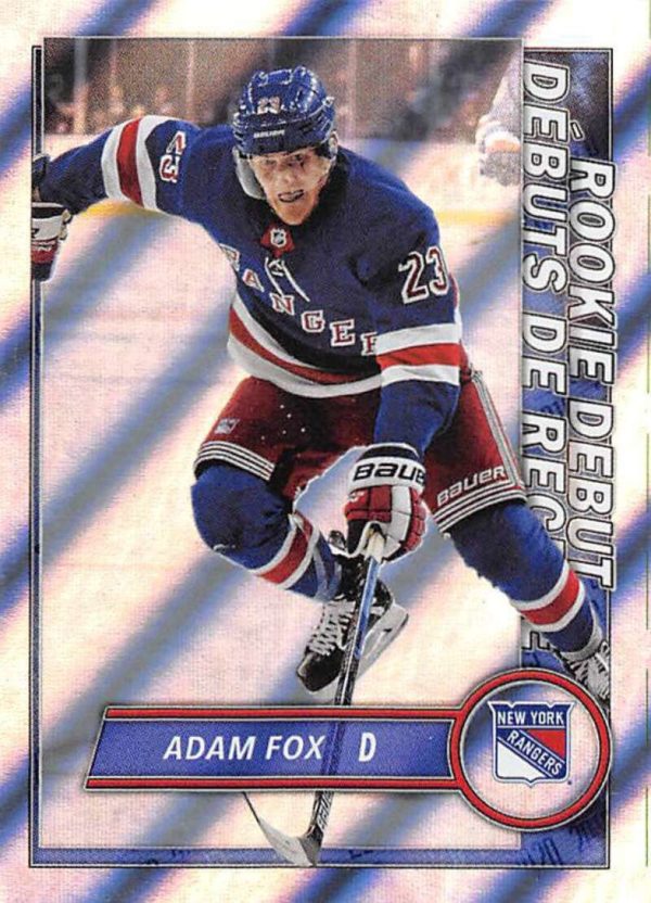 2020-21 TOPPS #531- Adam Fox