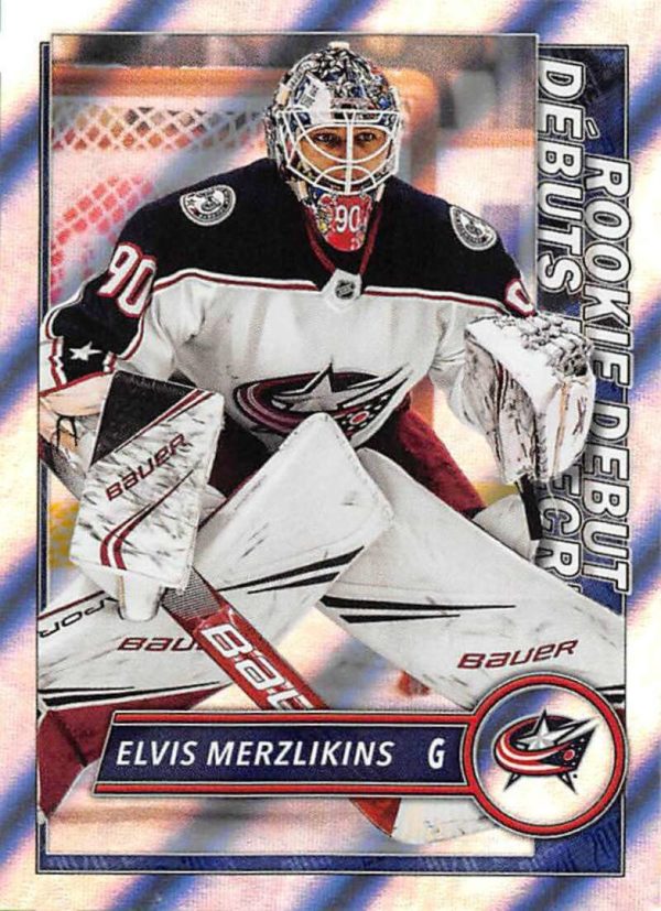 2020-21 TOPPS #536- Elvis Merzlikins