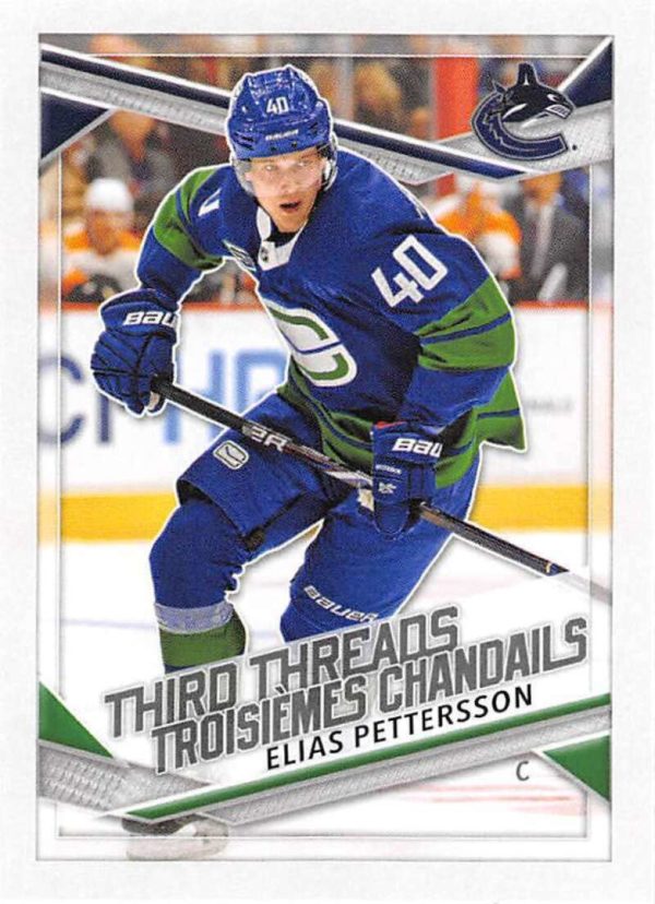 2020-21 TOPPS #550- Elias Pettersson