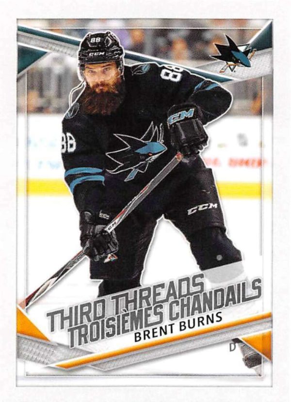 2020-21 TOPPS #553- Brent Burns