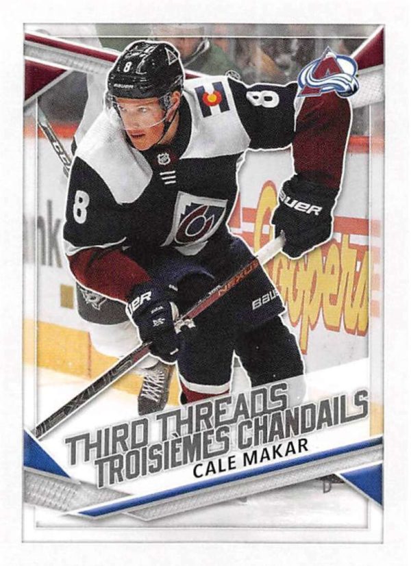 2020-21 TOPPS #556- Cale Makar