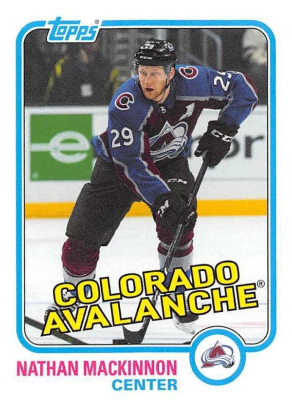 2020-21 TOPPS #586- Nathan MacKinnon