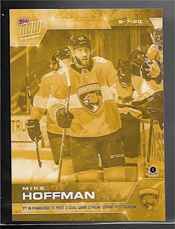 2020 PLAYOFFS TOPPS NOW Day 6 #SCP-27G Gold (picture proof) - Mike Hoffman est (1 of 4)