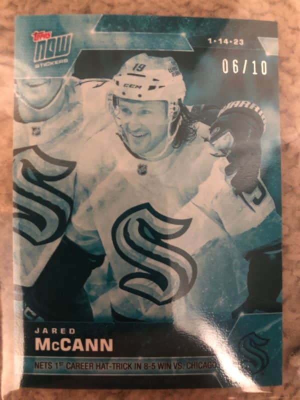 2022-23 Topps NOW Ice Parallel  #158- Jared McCann (1 of 10)