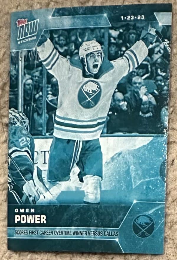 2022-23 Topps NOW Ice Parallel  #168- Owen  Power (1 of 10)