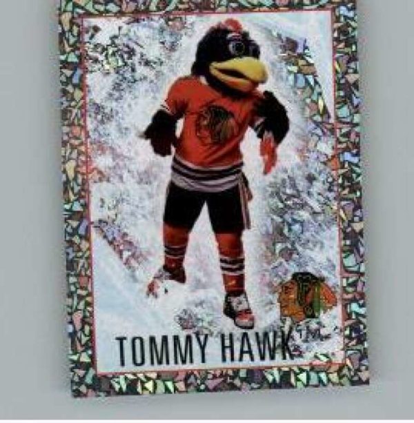 2023-24 TOPPS #105 - Tommy Hawk Blackhawks Mascot