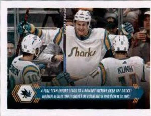 2023-24 TOPPS #393 - Team Highlight San Jose Sharks