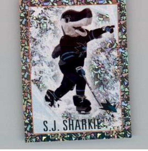 2023-24 TOPPS #394 - S.J. Sharkie Sharks Mascot