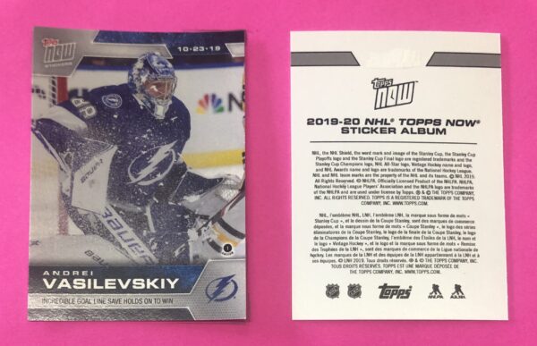 2019 Topps NOW Week 4- #28- Andrei Vasilevskiy (1 of 770)