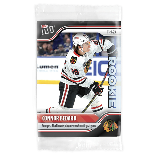 2023-24 TOPPS NOW  #31- Connor Bedard 5 (1 of 10104)