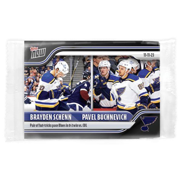 2023-24 TOPPS NOW  #34- Brayden Schenn/ Pavel Buchnevich (1 of 204)