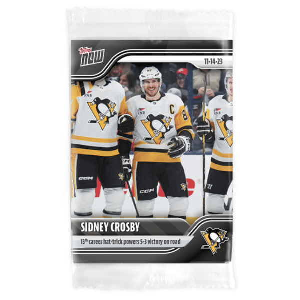 2023-24 TOPPS NOW  #35- Sidney Crosby 3 (1 of 299)