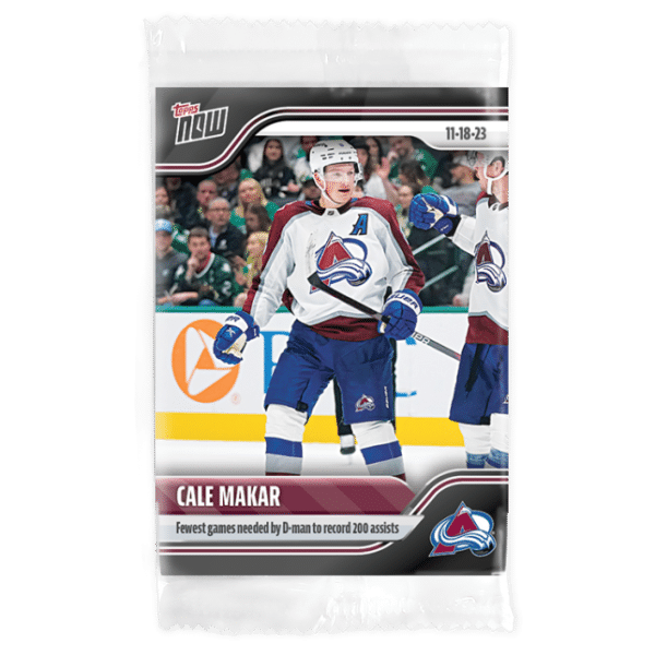 2023-24 TOPPS NOW  #41- Cale Makar (1 of 139)