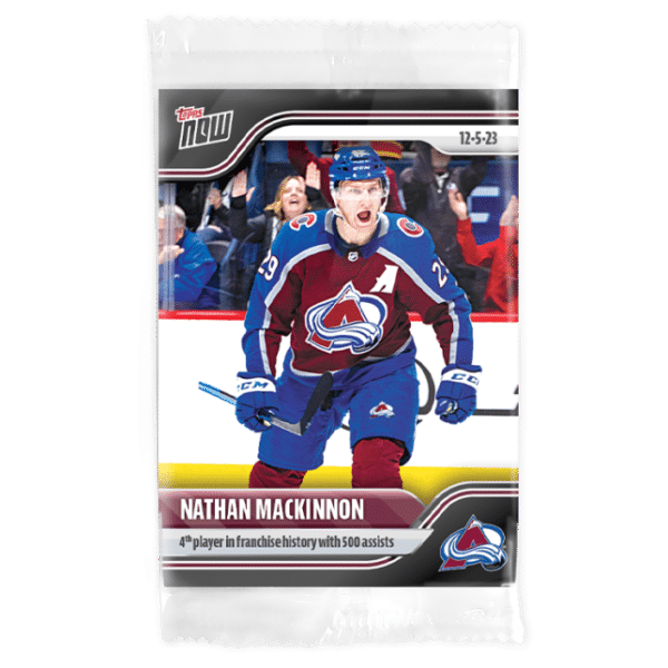 2023-24 TOPPS NOW  #54- Nathan MacKinnon (1 of 224)