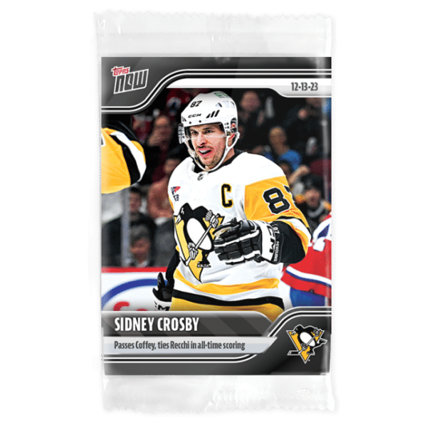 2023-24 TOPPS NOW  #59- Sidney Crosby 4 (1 of 361)