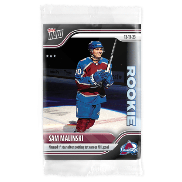 2023-24 TOPPS NOW  #60- Sam Malinski (1 of 331)