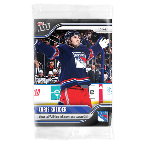 2023-24 TOPPS NOW  #61- Chris Kreider (1 of 181)