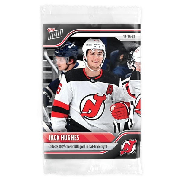 2023-24 TOPPS NOW  #63- Jack Hughes 3 (1 of 241)