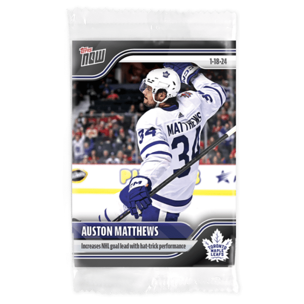 2023-24 TOPPS NOW  #91- Auston Matthews 5 (1 of 216)