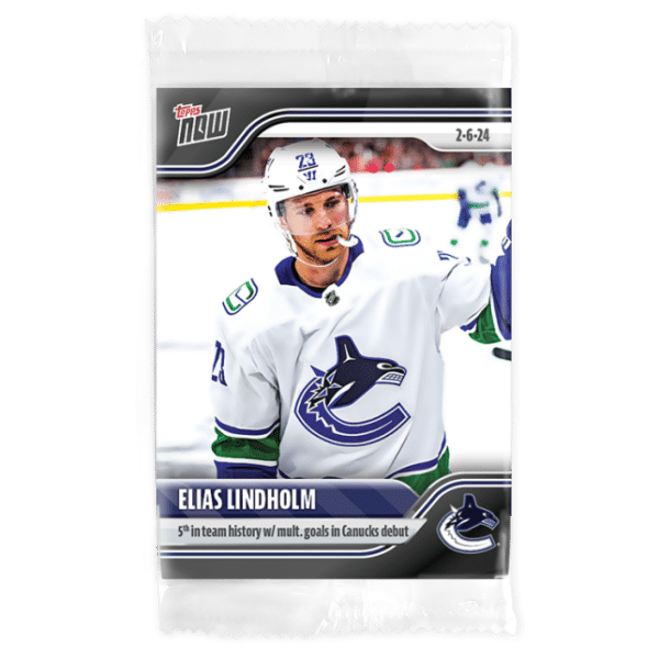 2023-24 TOPPS NOW  #111- Elias Lindholm (1 of 198)