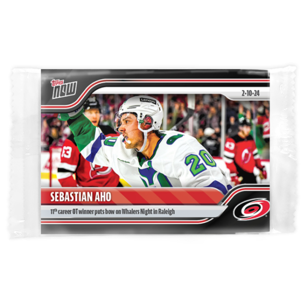 2023-24 TOPPS NOW  #117- Sebastian Aho (1 of 195)