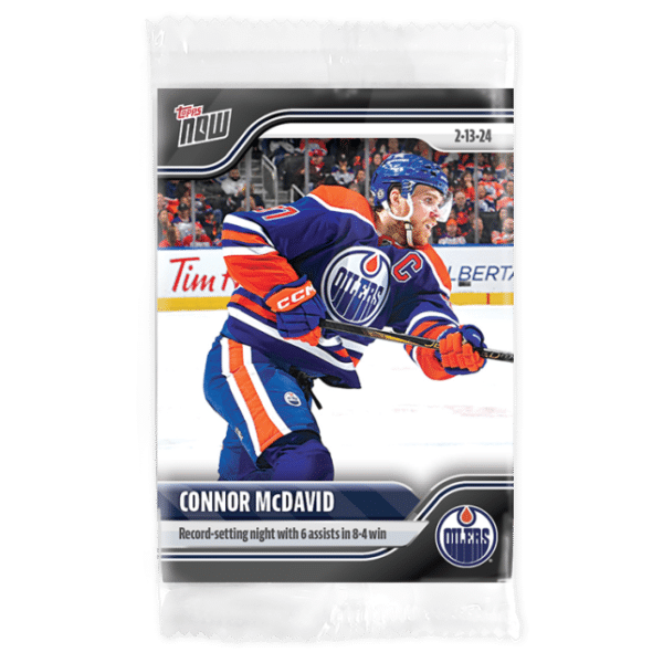 2023-24 TOPPS NOW  #120- Connor McDavid 6 (1 of 370)