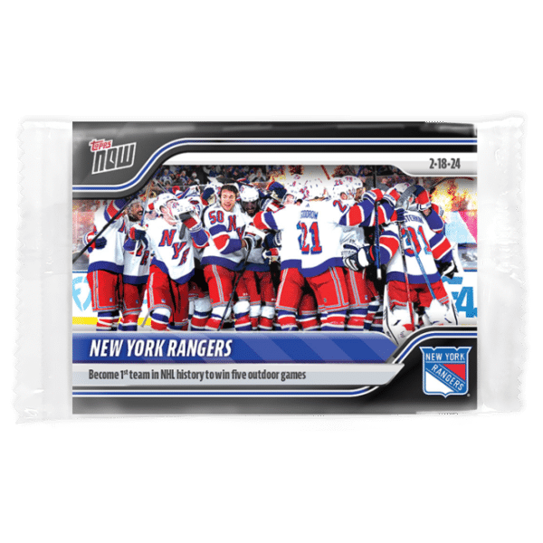 2023-24 TOPPS NOW  #124- New York Rangers (1 of 424)