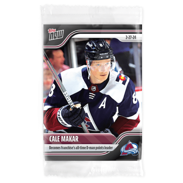 2023-24 TOPPS NOW  #131- Cale Makar 3 (1 of 203)