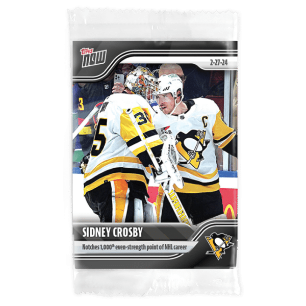 2023-24 TOPPS NOW  #132- Sidney Crosby 8 (1 of 303)