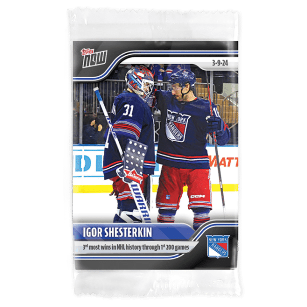 2023-24 TOPPS NOW  #143- Igor Shesterkin 2 (1 of 278)