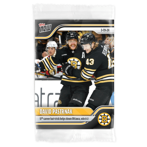 2023-24 TOPPS NOW  #149- David Pastrnak (1 of 190)