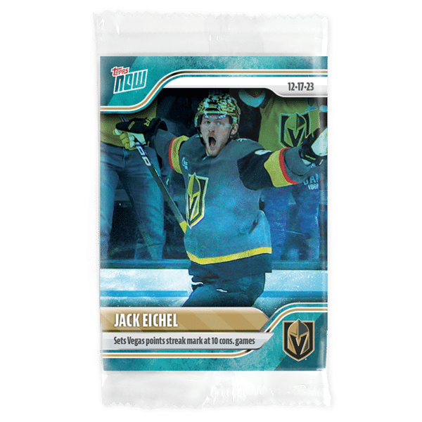 2023-24 TOPPS NOW /10 Blue Ice Parallel  #64- Jack Eichel (1 of 10)