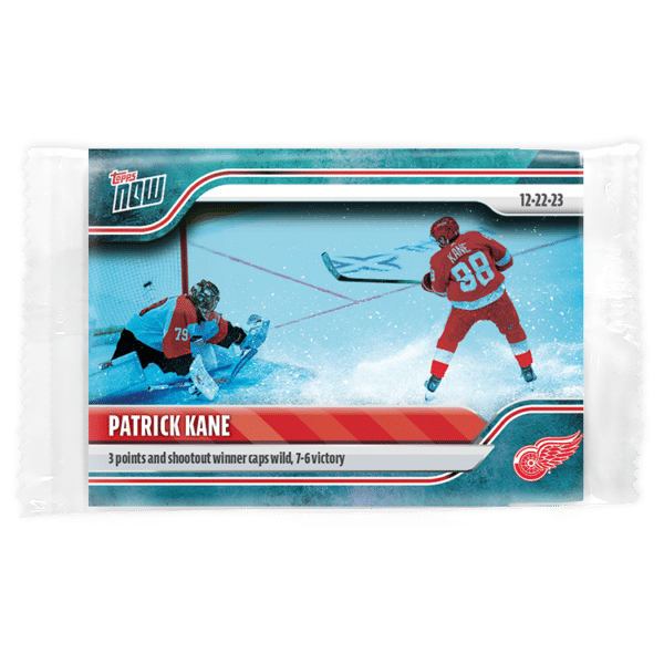 2023-24 TOPPS NOW /10 Blue Ice Parallel  #68- Patrick Kane 2 (1 of 10)