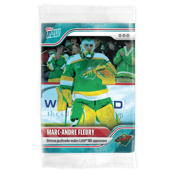 2023-24 TOPPS NOW /10 Blue Ice Parallel  #74- Marc-Andre Fleury (1 of 10)