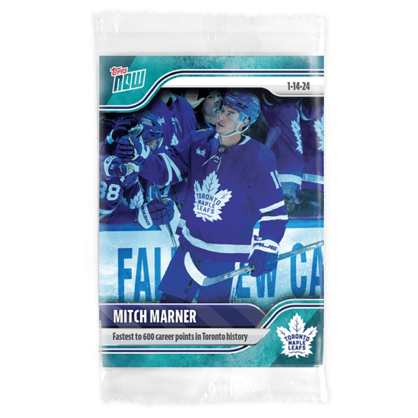 2023-24 TOPPS NOW /10 Blue Ice Parallel  #86- Mitch Marner 2 (1 of 10)