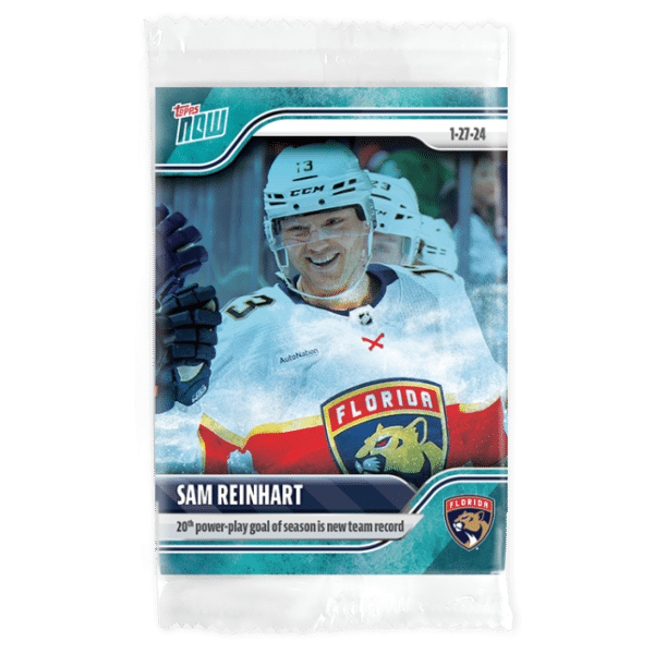 2023-24 TOPPS NOW /10 Blue Ice Parallel  #101- Sam Reinhart 2 (1 of 10)