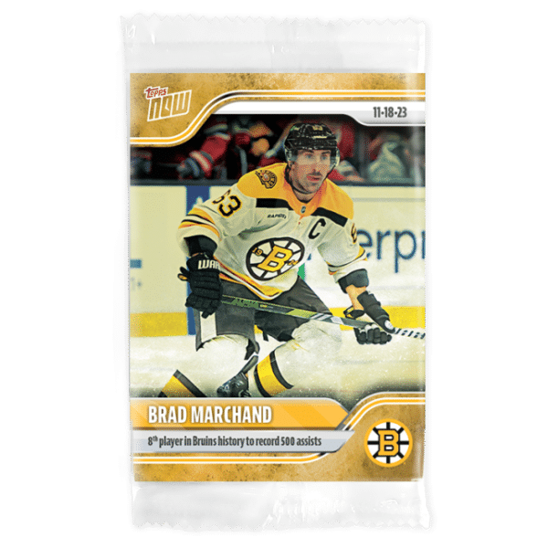 2023-24 TOPPS NOW /1 Gold Ice Parallel  #39- Brad Marchand (1 of 1)