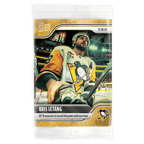 2023-24 TOPPS NOW /1 Gold Ice Parallel  #40- Kris Letang (1 of 1)