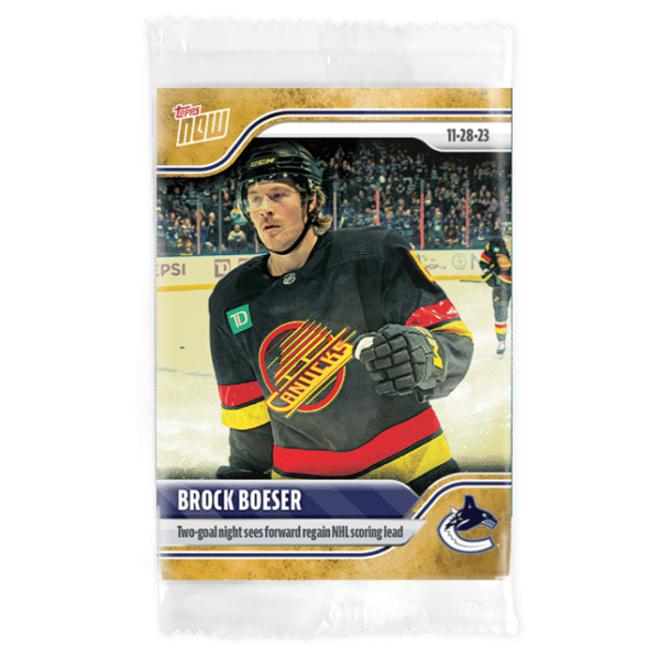 2023-24 TOPPS NOW /1 Gold Ice Parallel  #47- Brock  Boeser (1 of 1)