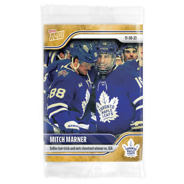 2023-24 TOPPS NOW /1 Gold Ice Parallel  #50- Mitch Marner (1 of 1)