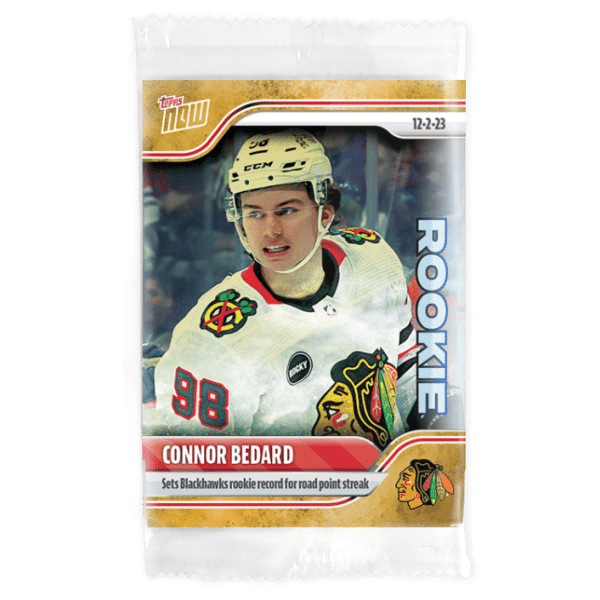 2023-24 TOPPS NOW /1 Gold Ice Parallel  #52- Connor Bedard 7 (1 of 1)