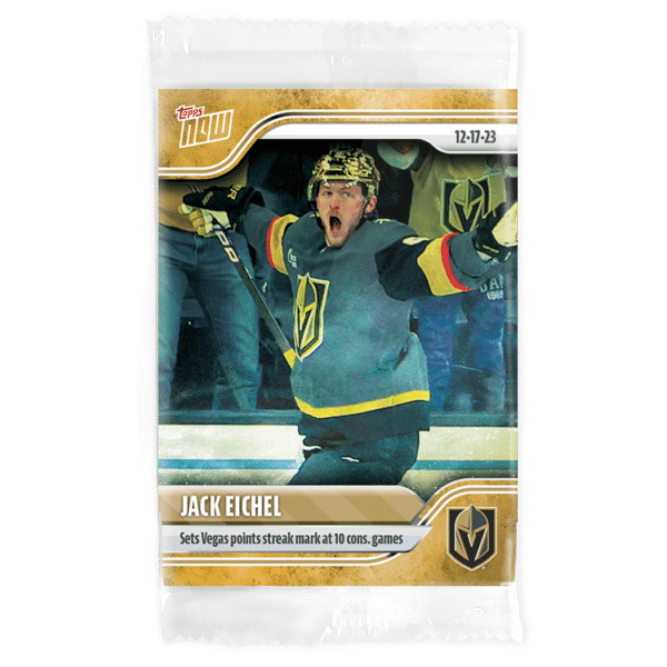 2023-24 TOPPS NOW /1 Gold Ice Parallel  #64- Jack Eichel (1 of 1)