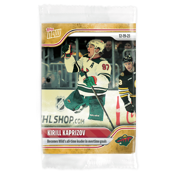 2023-24 TOPPS NOW /1 Gold Ice Parallel  #65- Kirill Kaprizov (1 of 1)