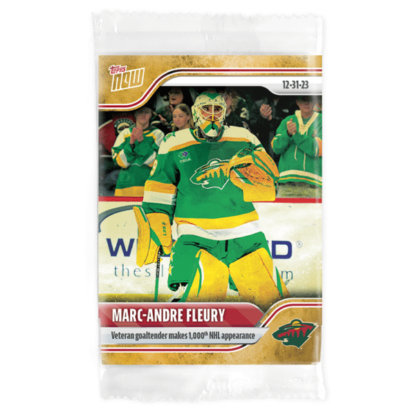 2023-24 TOPPS NOW /1 Gold Ice Parallel  #74- Marc-Andre Fleury (1 of 1)