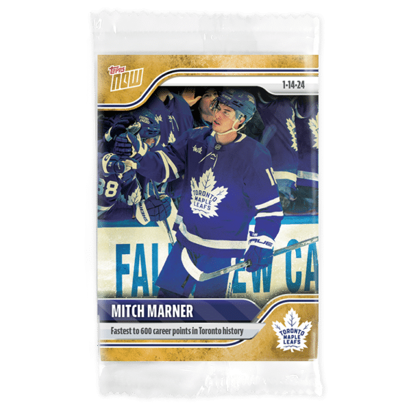 2023-24 TOPPS NOW /1 Gold Ice Parallel  #86- Mitch Marner 2 (1 of 1)